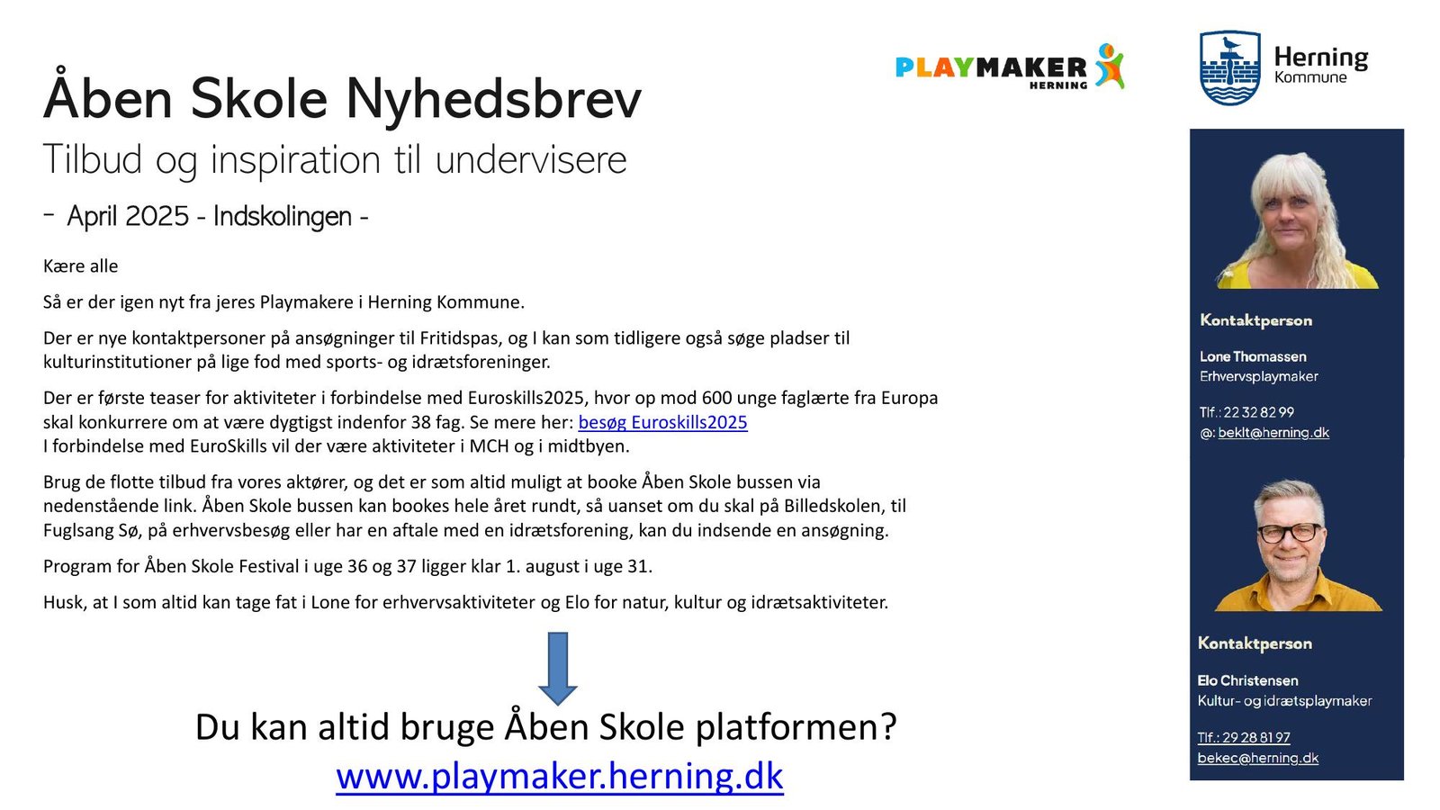 Herning Billedskole / Åben Skole — kurser
